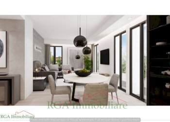 soggiorno - Trilocale viale Vittorio Emanuele II, 22, Bergamo - foto 1