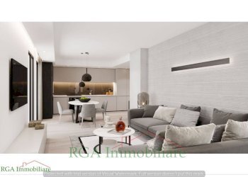 soggiorno - Trilocale viale Vittorio Emanuele II, 22, Bergamo - foto 6