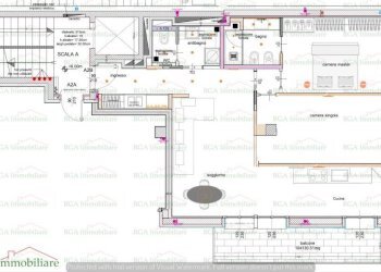 plan - Trilocale viale Vittorio Emanuele II, 22, Bergamo - foto 16