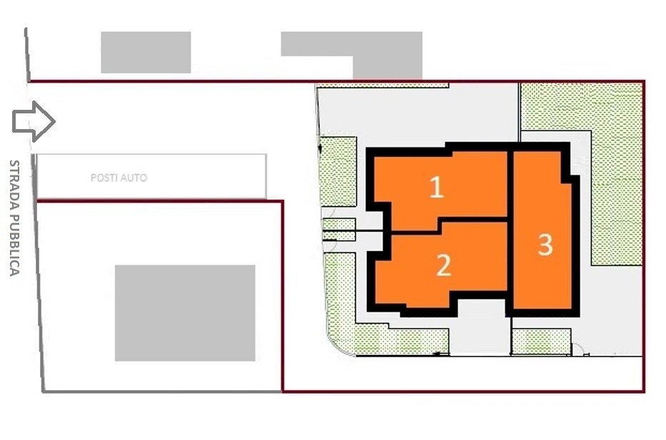 INSERIMENTO - Villa a Schiera Rovigo - planimetria 1