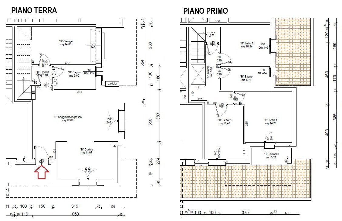 VILLETTA 2.jpg - Villa a Schiera Rovigo - planimetria 1