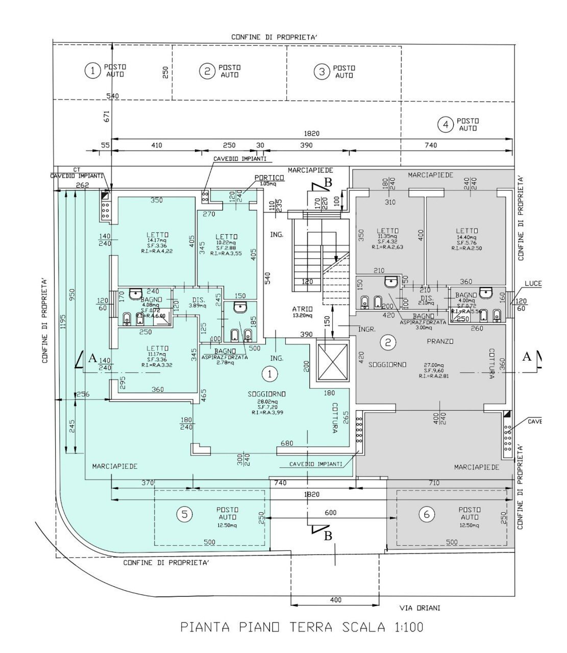 Appartamento Cervia - planimetria 1