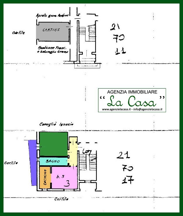 planimetria - Two-room apartment viale Gloria, Villanova d'Asti - floor plans 1