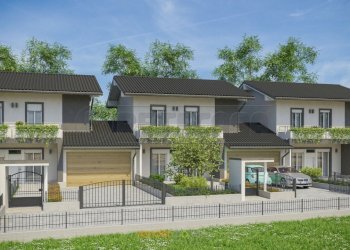 rendering-ville-a-schiera-02.jpg - Terreno edificabile Via Campanonta, Longare - foto 2