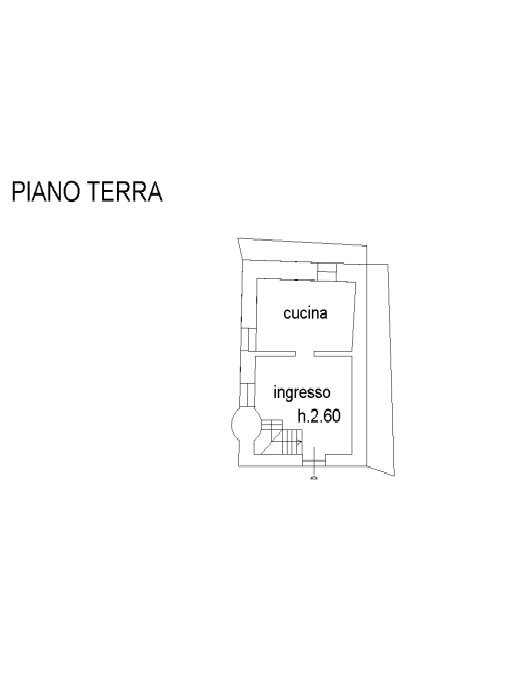 Baita Borgo Gheit, Acceglio - planimetria 1