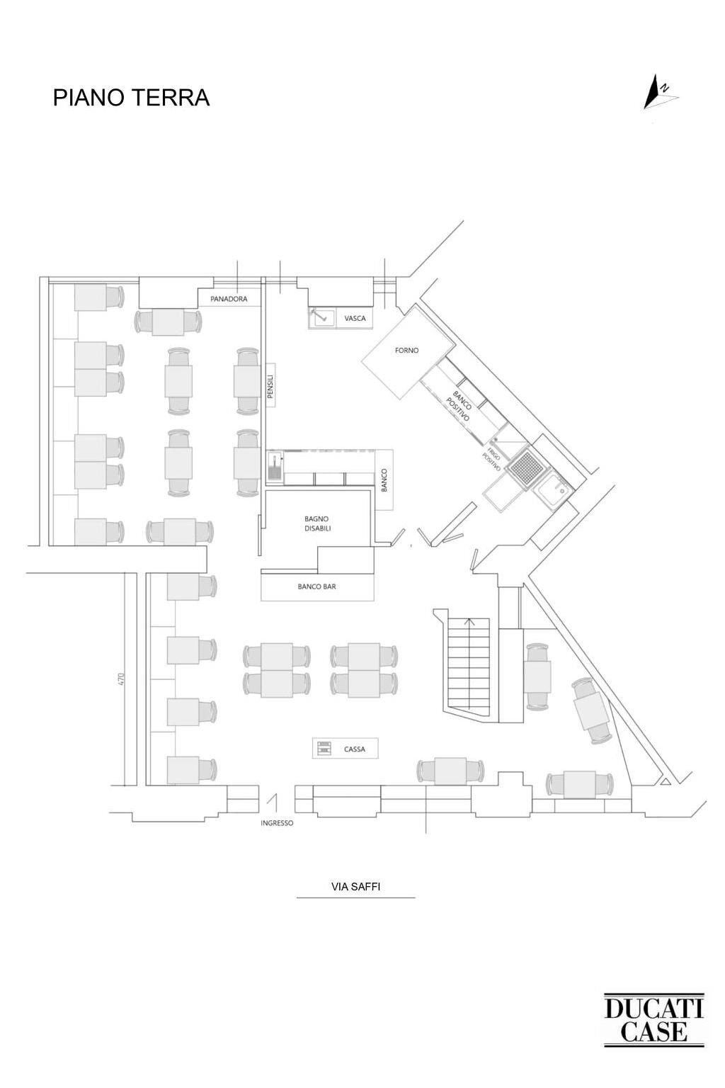 Shop via Vincenzo Monti, Milano - floor plans 1