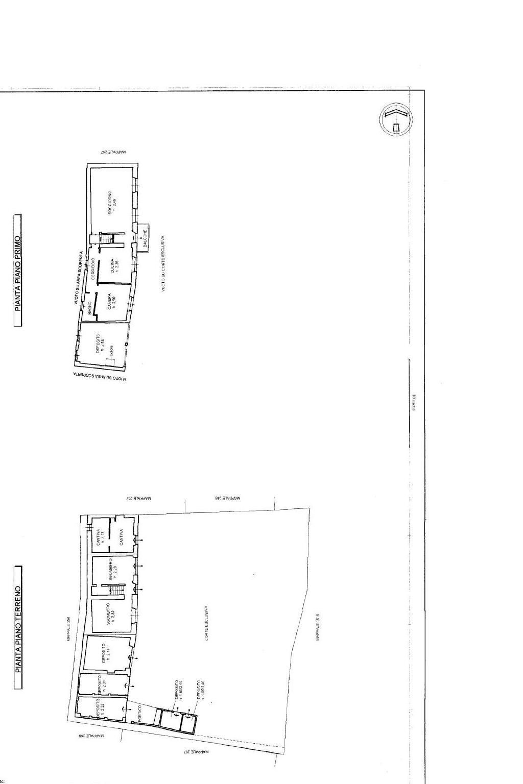 Casa indipendente via Monte Grappa, 11, Oviglio - planimetria 1