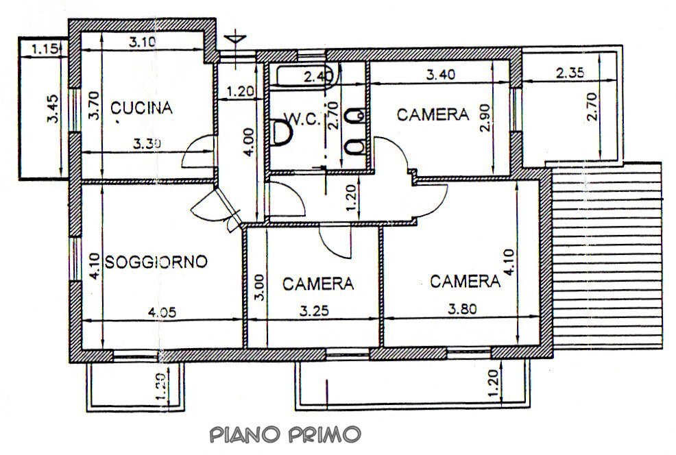 Immagine2.jpg - Terreno edificabile Via San Nicolao 18, Castiglione Chiavarese - planimetria 1