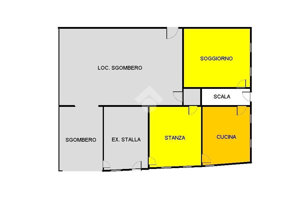 Casa semi indipendente Strada Cappellero, Asti - planimetria 1