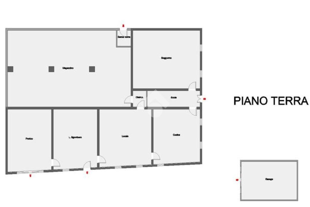 Casa semi indipendente Strada Cappellero, Asti - planimetria 1