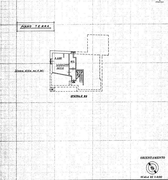 One-room apartment Frazione Maddalena, Snc, Prazzo - floor plans 1