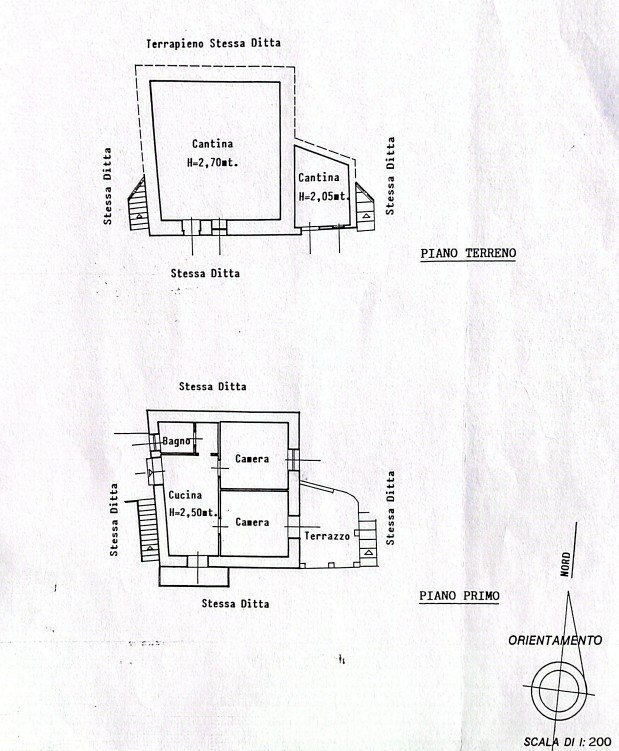 Baita Frazione Maddalena, Snc, Prazzo - planimetria 1