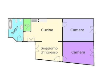 Planimetria - Terreno non edificabile via di Sant'Agnese, 9, Genova (zona Principe) - foto 20