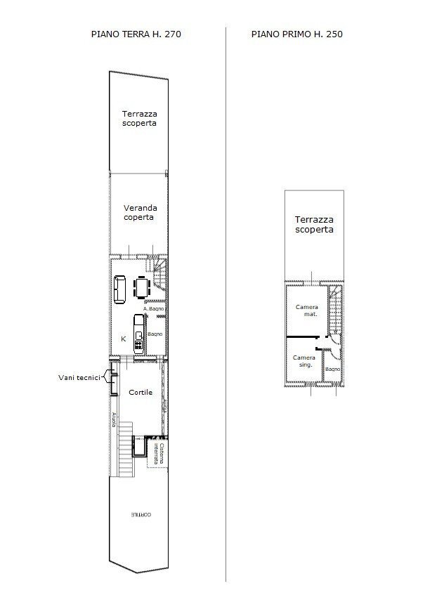 Villa a Schiera via delle Isole, San Teodoro - planimetria 1