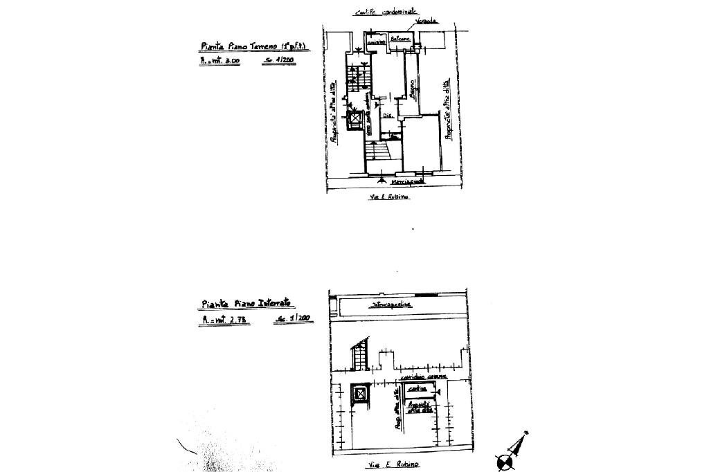 Bilocale Via edoardo rubino, Torino (zona Centro Europa) - planimetria 1