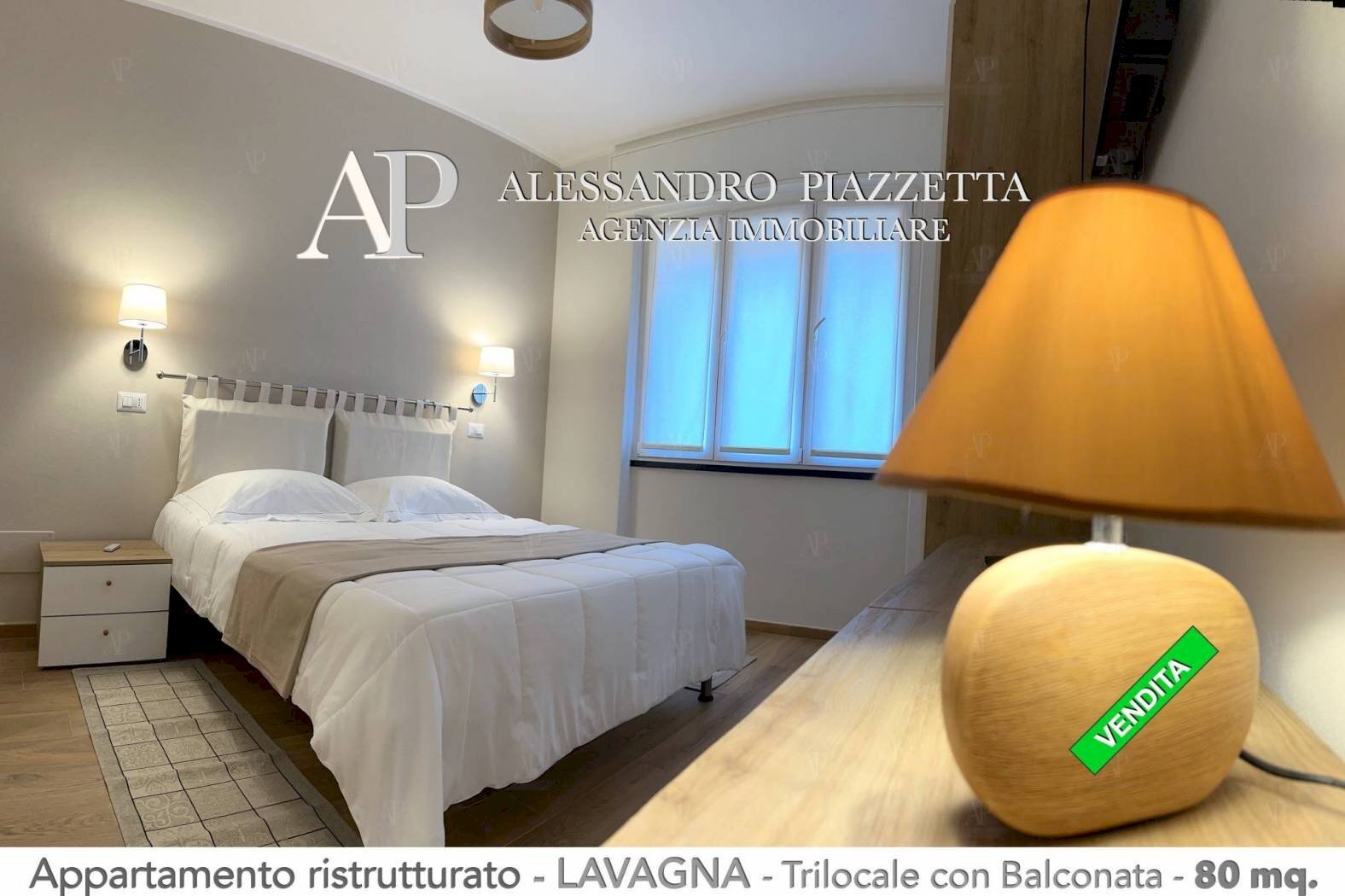 Stanza matrimoniale - Trilocale Lavagna - foto 3