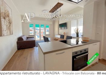 Soggiorno ampio e luminoso - Trilocale Lavagna - foto 9