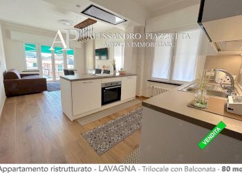 Ampia e luminosa zona giorno - Trilocale Lavagna - foto 32