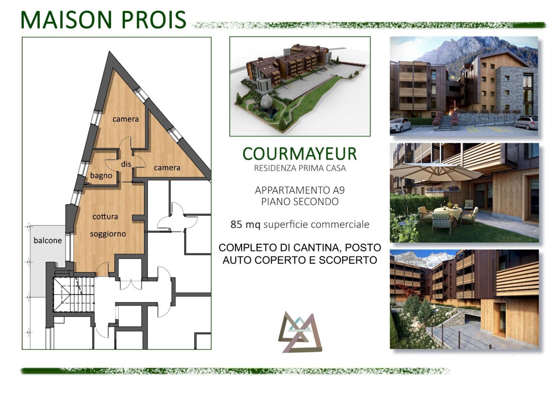 Three-room apartment Strada Larzey, Courmayeur - photo 2