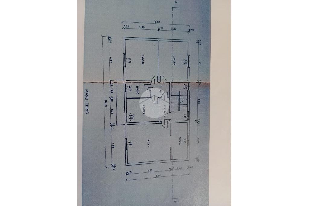 Portion of a house Strada Provinciale 9, Torrile - floor plans 1