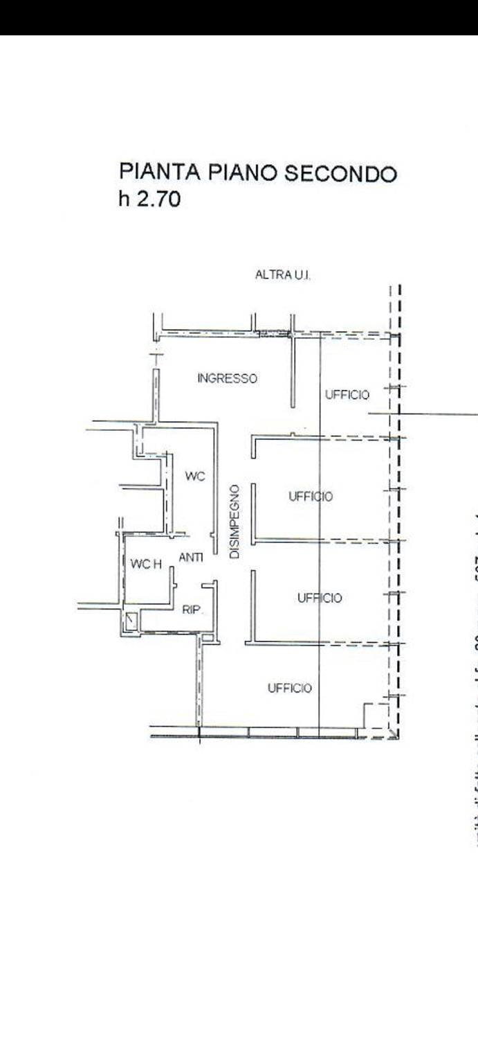 Ufficio via Francesco Zanardi, Bologna (zona Lame) - planimetria 1