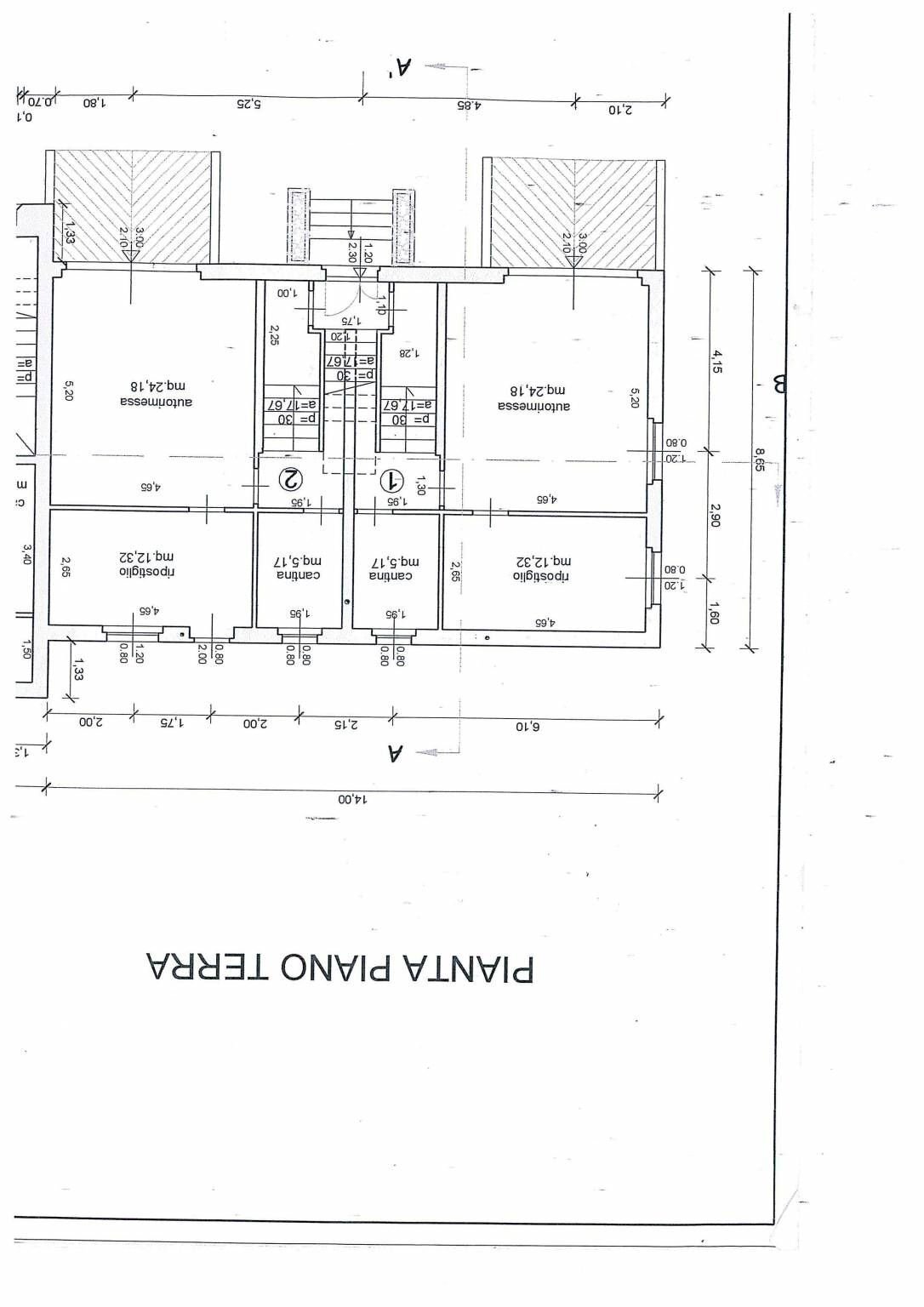 Villa strada Provinciale Pedemontana delle Orobie, Colorina - planimetria 1