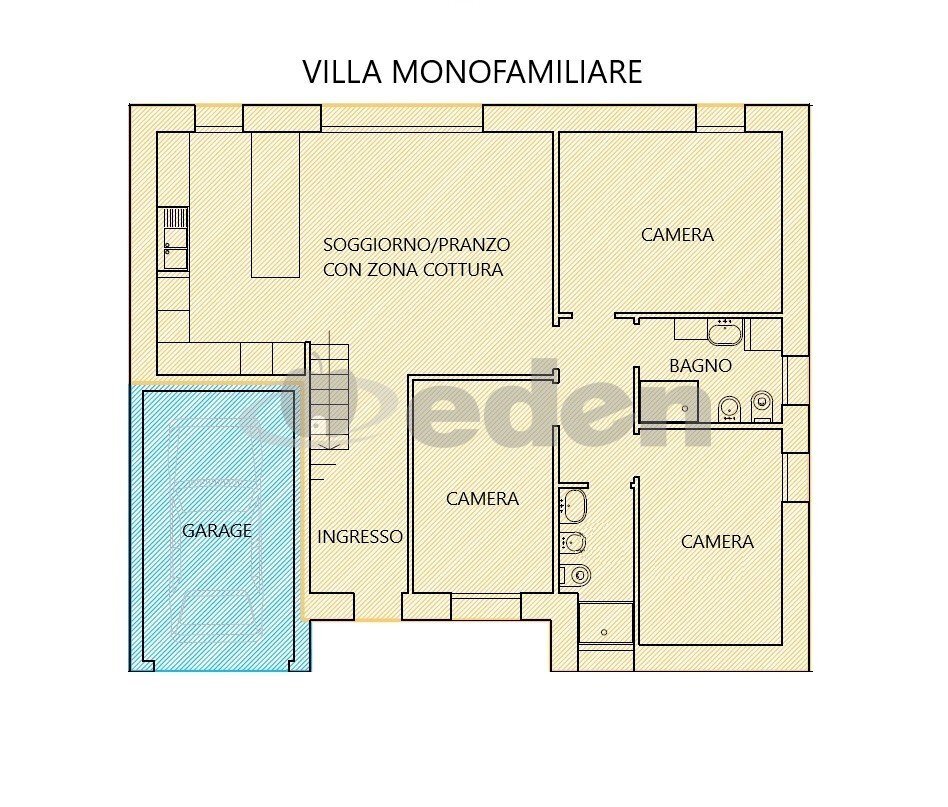 PIANTINE MONOFAMILIARE .jpg - Villa via malmenago 19, Sant'Agata Bolognese - floor plans 1