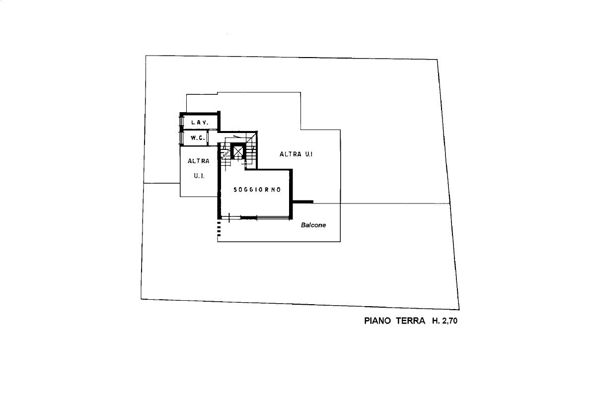 Semi-detached Villa Cervia - floor plans 1