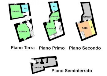 Planimetria - Apartment vicolo Seta, Ceriana - photo 31