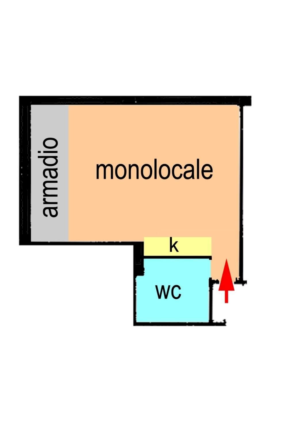 Attic via Brà, Bordighera - floor plans 1