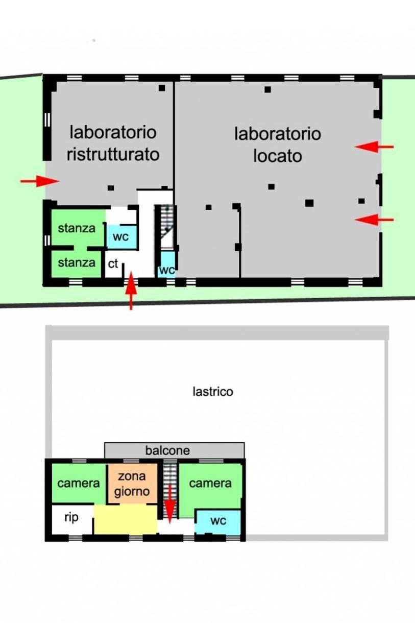 Rustico strada Provinciale Monregalese, Pianfei - planimetria 1