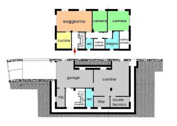 Planimetria - Villa strada Vallegrande, Ospedaletti - foto 24