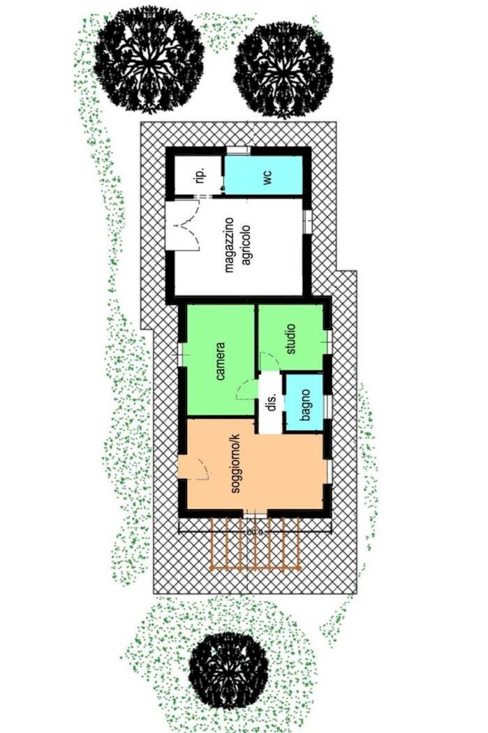 Villa via Don Paolo Thomatis, Borgomaro - floor plans 1