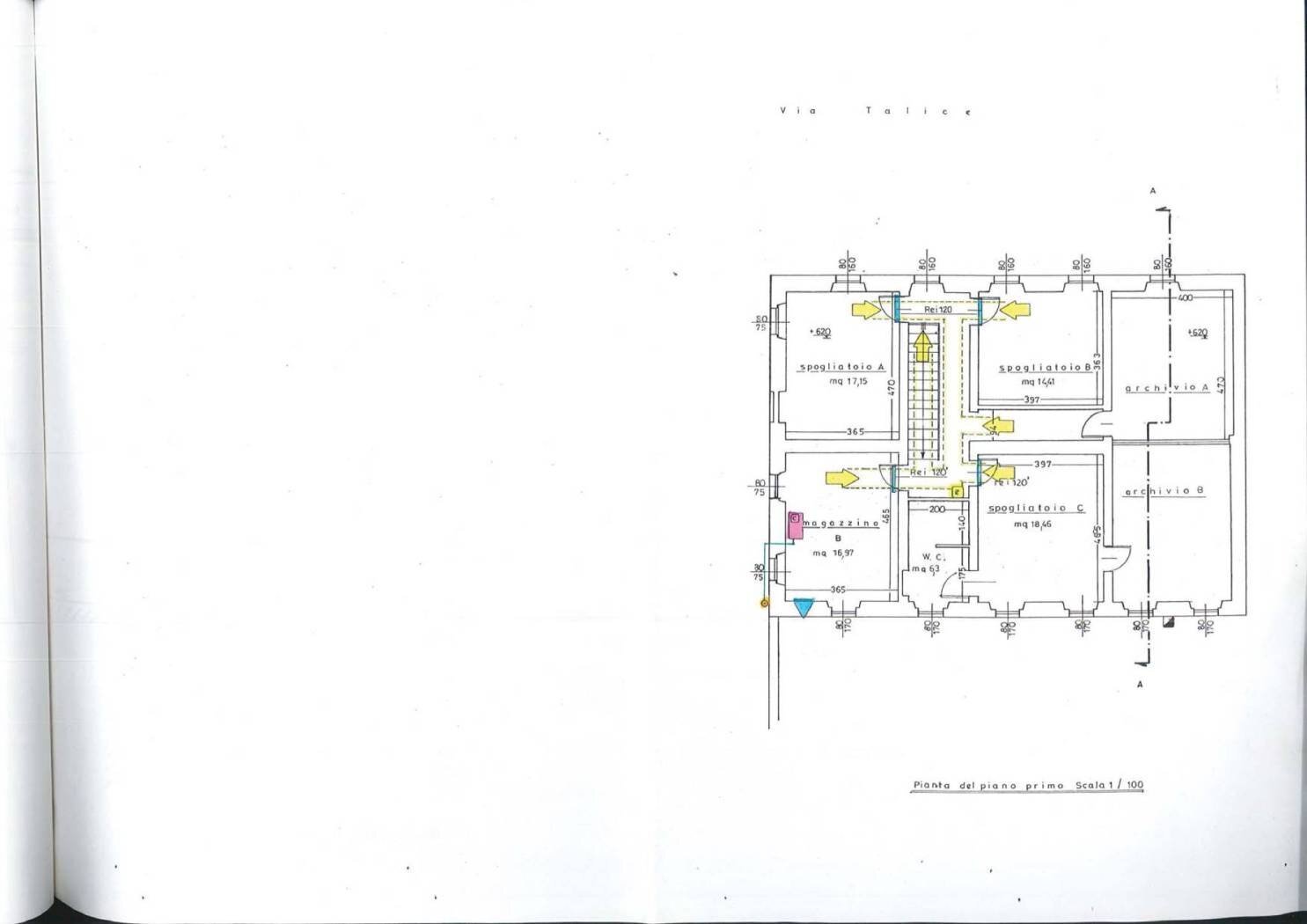 Villa via Mario Talice, Mirabello Monferrato - planimetria 1