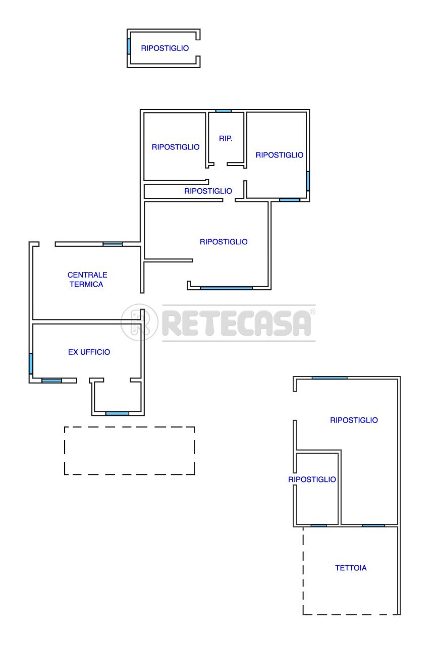 PLANIMETRIA - Building land Via Famula 44, San Giorgio di Nogaro - floor plans 1