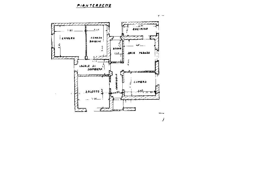 Independent house Via Vettignè, San Germano Vercellese - floor plans 1