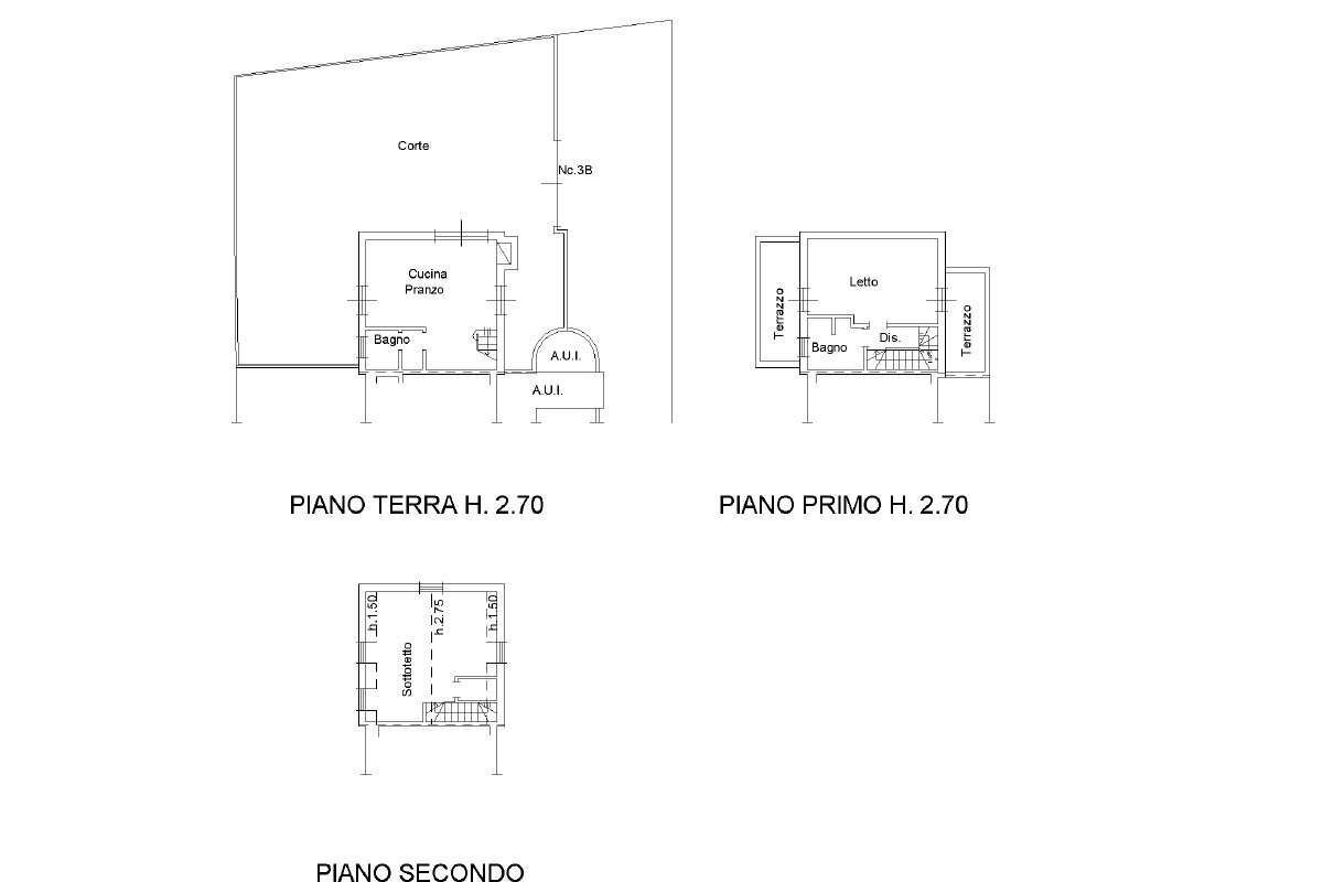 Villa Bifamiliare Cervia - planimetria 1