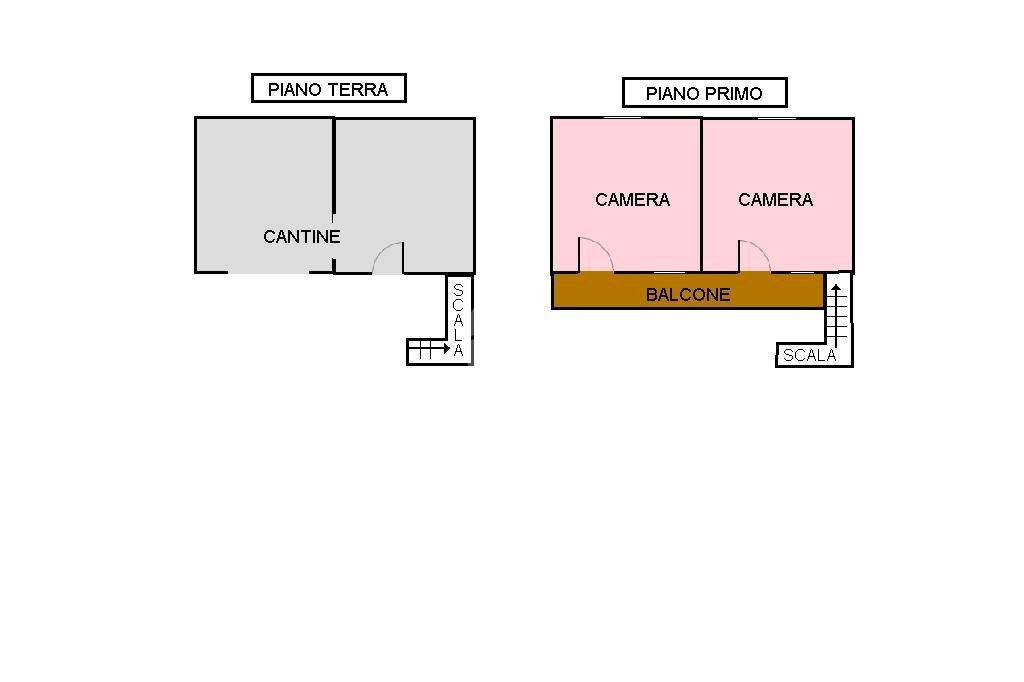 Two-room apartment via Torino, Brandizzo - floor plans 1