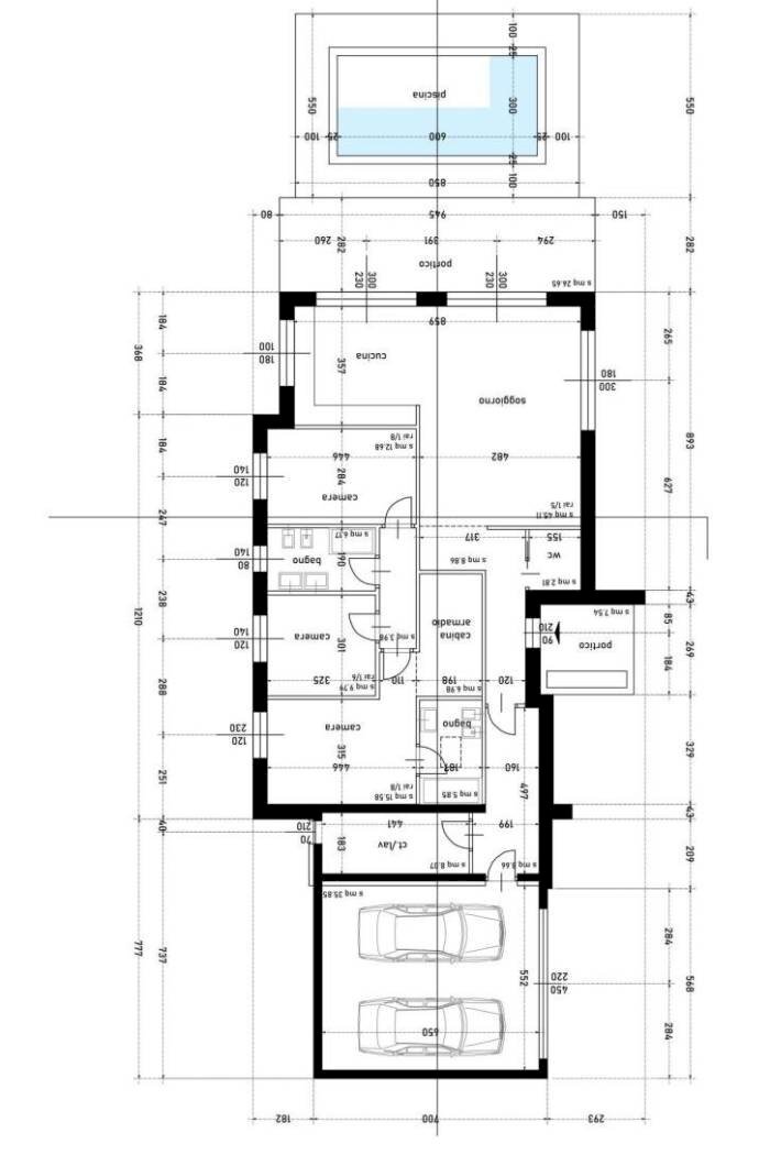 Villa via Luigi Galvani, 26, Mornago - planimetria 1