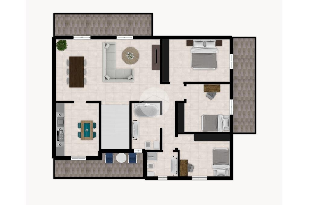 Portion of a house Via Guttuso, Sedriano - floor plans 1