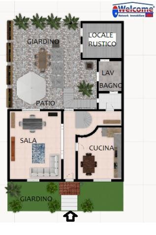 Villa via Silvio Pellico, 8, Rho - floor plans 1