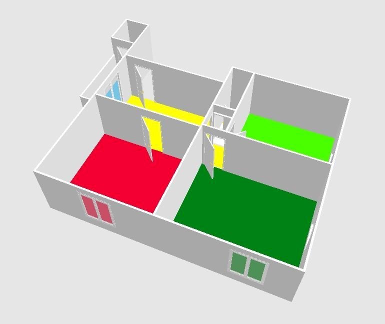 Four-room apartment Via Baiarda, Mele - floor plans 1