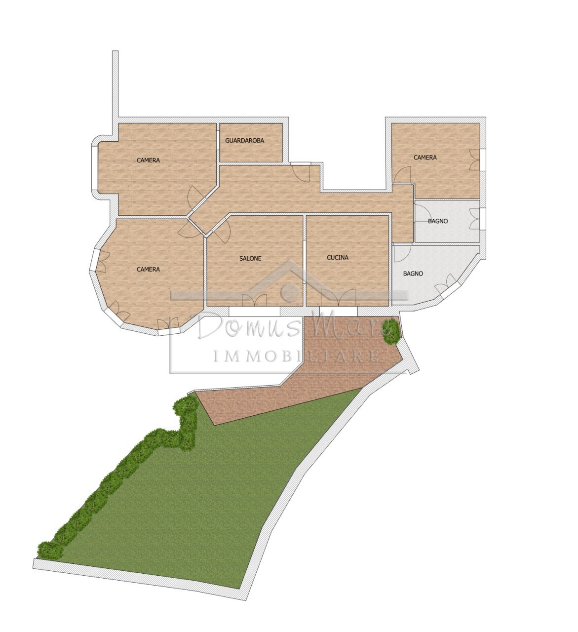 PLANIMETRIA MONTE.png - Appartamento Via Montegrappa 4, Savona - foto 2