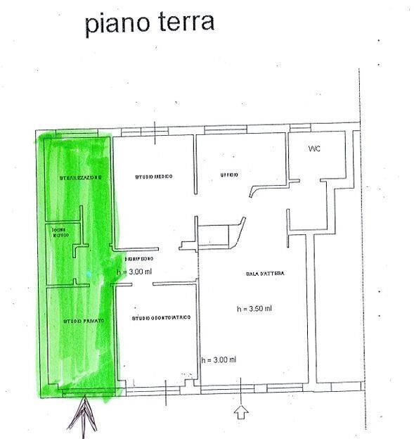 planimetria locale.jpg - Locale Commerciale San Benedetto del Tronto - planimetria 1