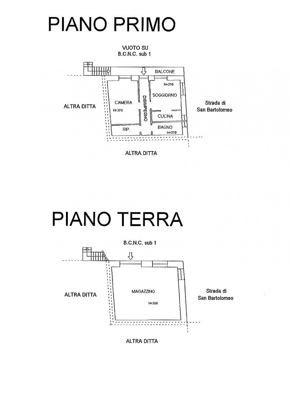 Casa indipendente Località San Bartolomeo 62, Cherasco - planimetria 1