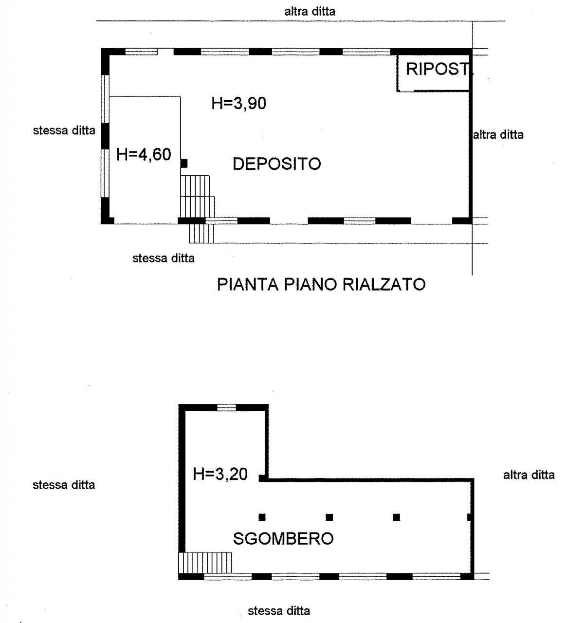 Capannone via martiri, Narzole - planimetria 1