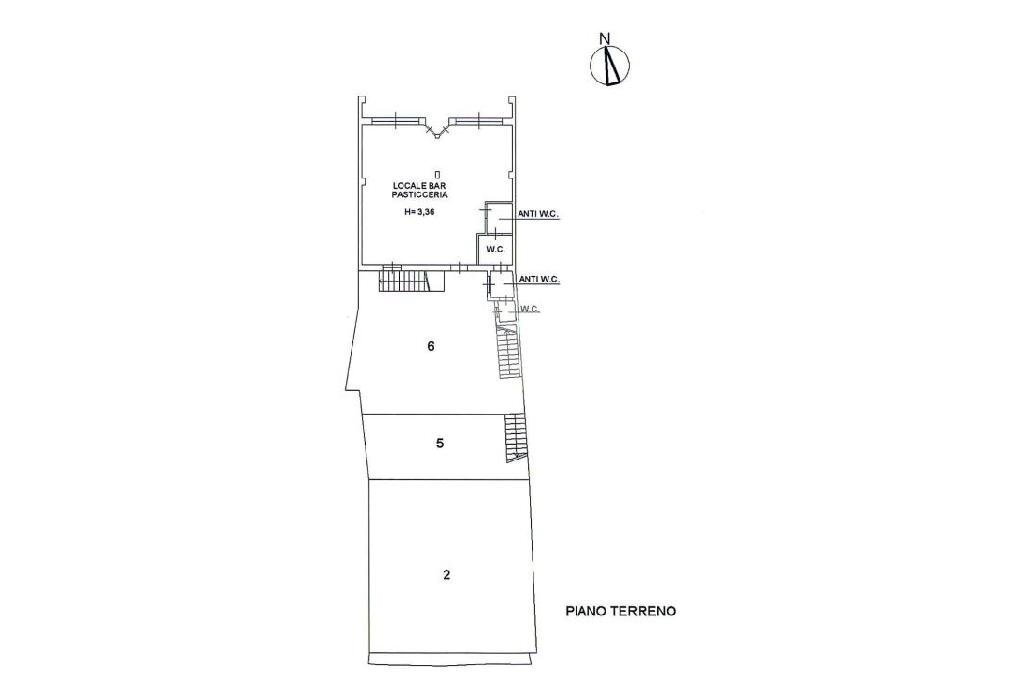 One-room apartment Via Milano, Vigliano Biellese - floor plans 1
