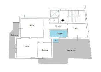 planimetria_stato_attuale.jpg - Appartamento Catanzaro - foto 17