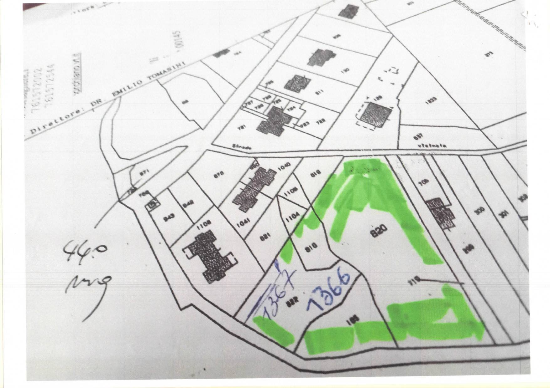 Terreno edificabile Fabrica di Roma - planimetria 1