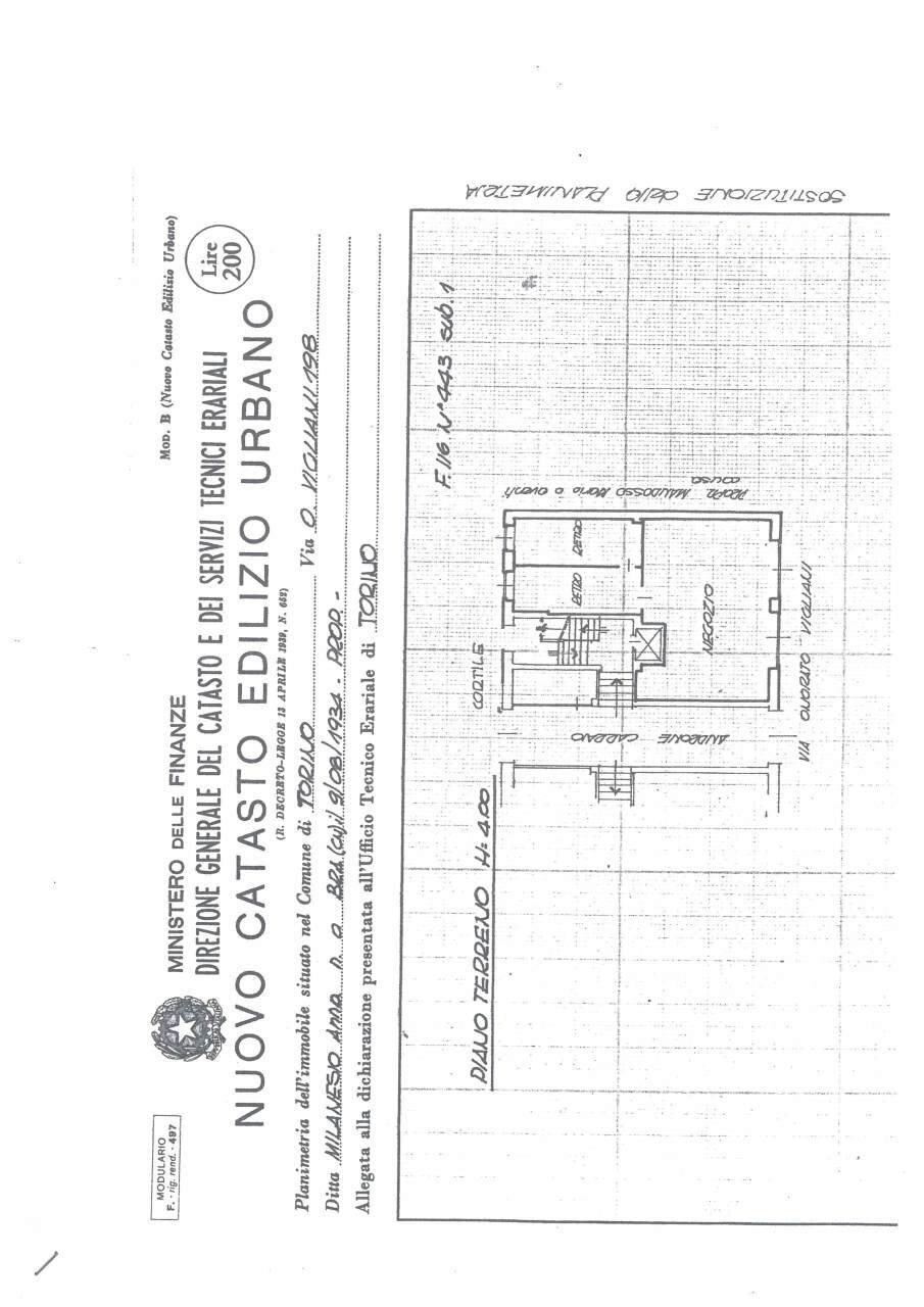 plan cat.jpg - Locale Commerciale via vigliani 198, Torino - foto 2